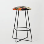 Evening Floral Harvest Vintage Art Prints Stool Gallery Image 1