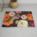 Evening Floral Harvest Vintage Art Prints Rug Gallery Image 1