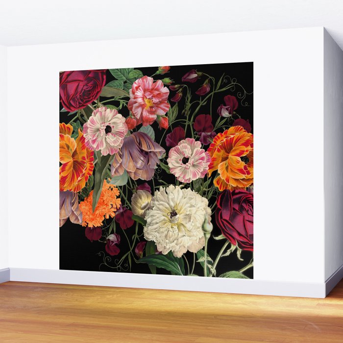 Evening Floral Harvest Vintage Art Prints Wall Mural Gallery Image 2