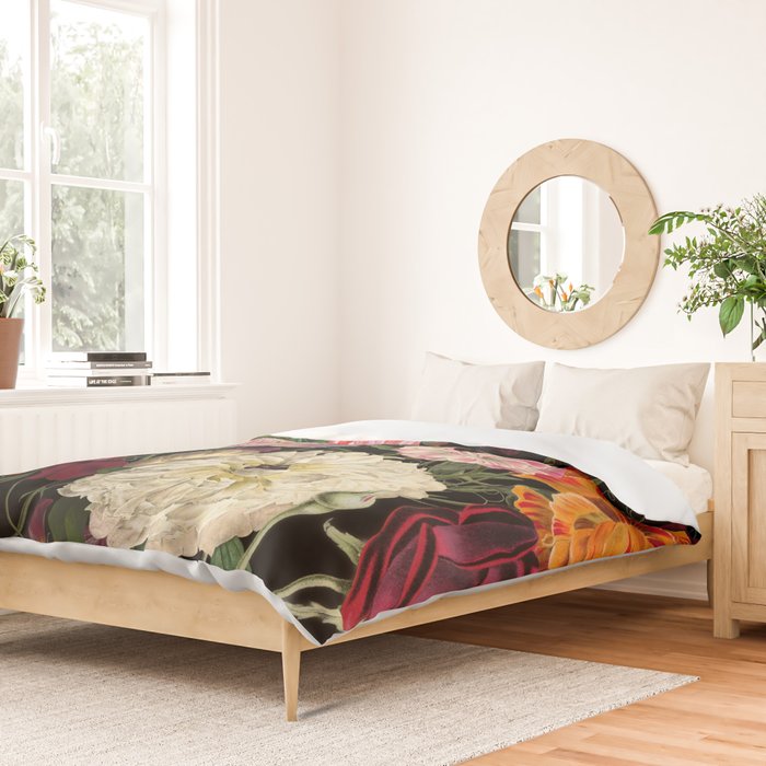 Evening Floral Harvest Vintage Art Prints Duvet Cover Gallery Image 2