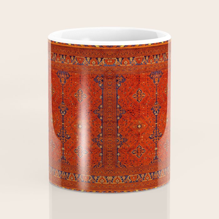 N194 - Red Berber Atlas Oriental Traditional Moroccan Style Coffee Mug Gallery Image 4