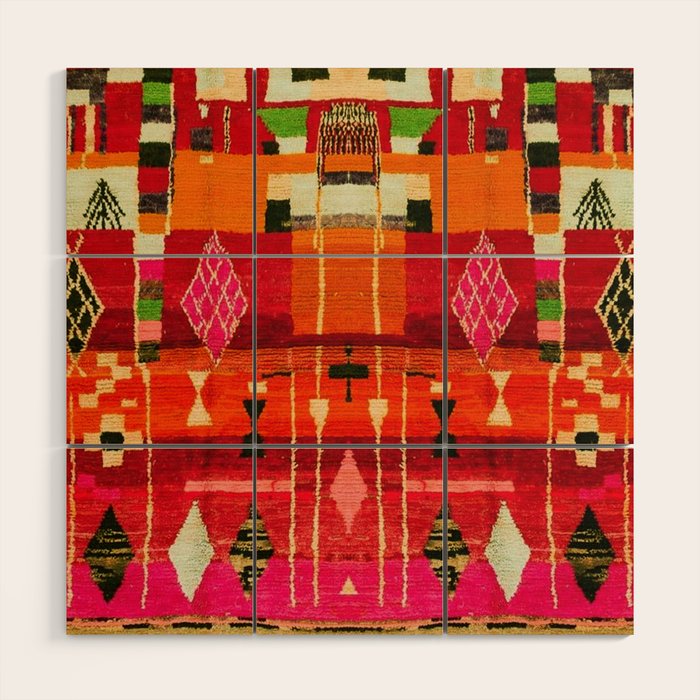 Moroccan Berber Traditional Style Wood Wall Art Gallery Image 1