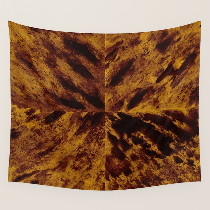 Faux Tortoiseshell 2 - Natural Wall Tapestry Gallery Image 4