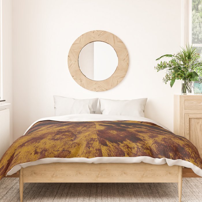 Faux Tortoiseshell 2 - Natural Duvet Cover Gallery Image 3