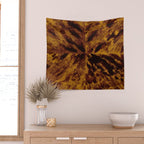 Faux Tortoiseshell 2 - Natural Wall Tapestry Gallery Image 2