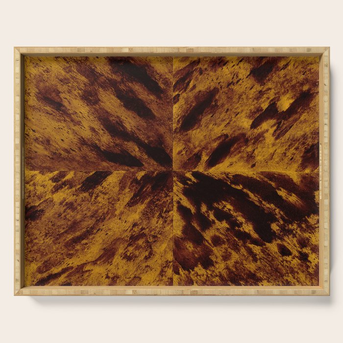 Faux Tortoiseshell 2 - Natural Serving Tray Gallery Image 1