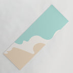 Sand and Sea Coastal Shoreline Yoga Mat Gallery Image 1
