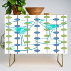 Mid-Century Modern Atomic Art Cocktails 1.0 Credenza Gallery Image 1