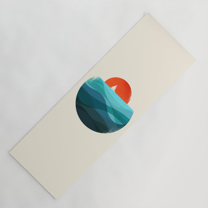 Deep blue ocean Yoga Mat Gallery Image 1
