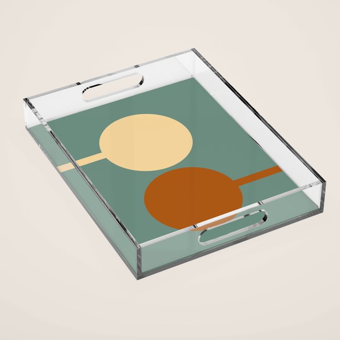 Mid Century 32A Acrylic Tray Gallery Image 1