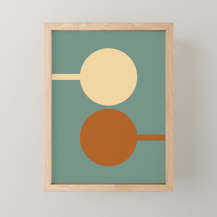 Mid Century 32A Mini Art Print Gallery Image 1