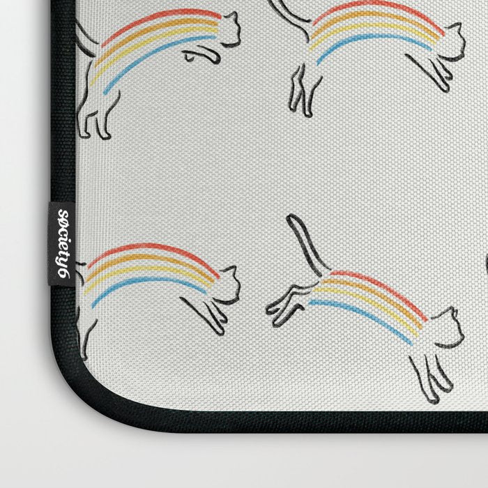Rainbow Cat Laptop Sleeve Gallery Image 3