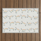 Rainbow Cat Outdoor Rug Gallery Image 1