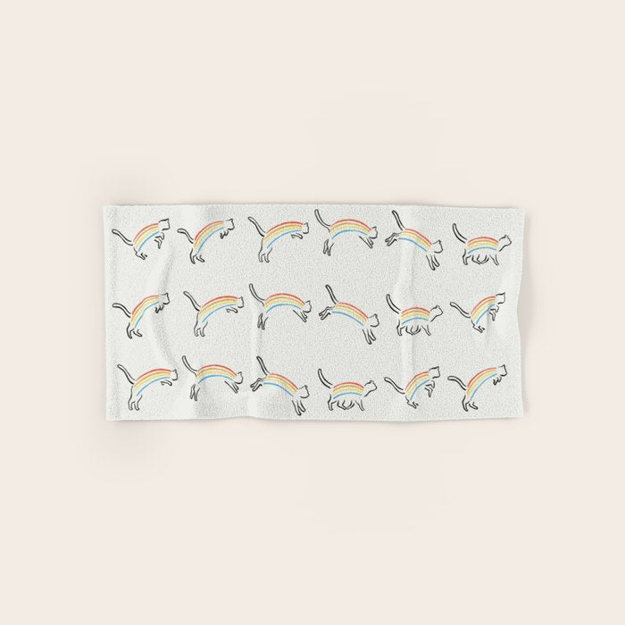 Rainbow Cat Towels Gallery Image 1