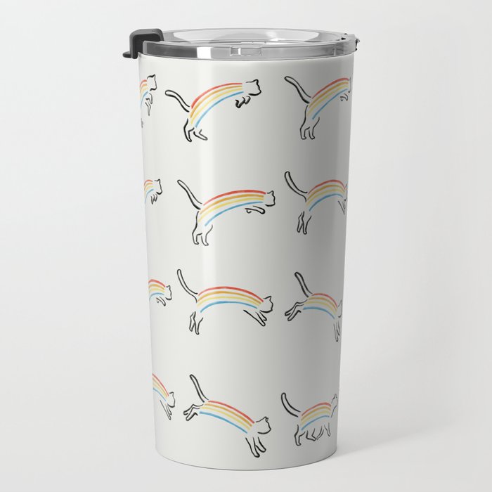 Rainbow Cat Travel Mug Gallery Image 3