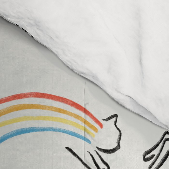 Rainbow Cat Comforter Gallery Image 4