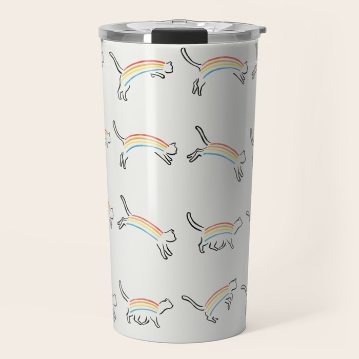 Rainbow Cat Travel Mug Gallery Image 1