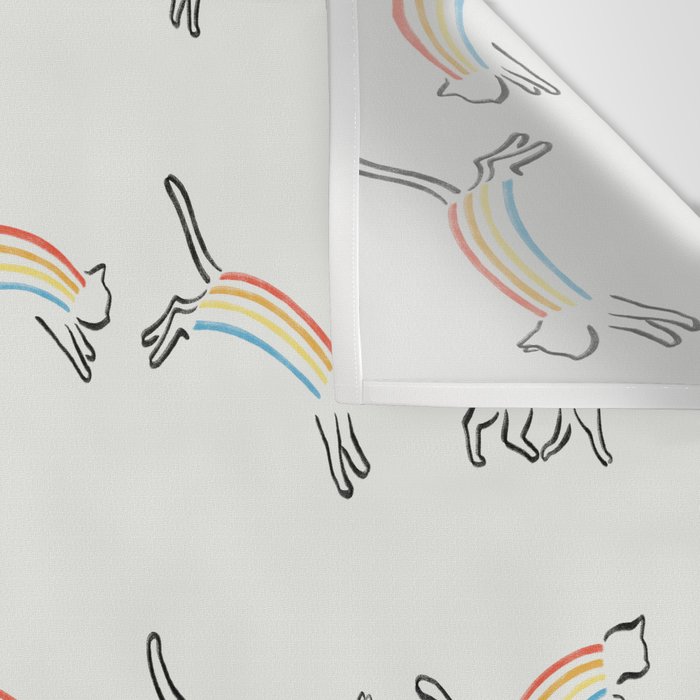 Rainbow Cat Wall Tapestry Gallery Image 3