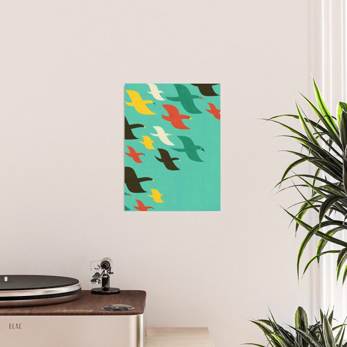 Birds are flying Poster Gallery Image 2