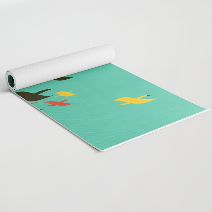 Birds are flying Yoga Mat Gallery Image 2