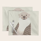 Whimsical Otter Placemat Gallery Image 1