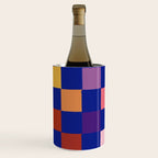 Rainbow checkerboard#1 Wine Chiller Gallery Image 3