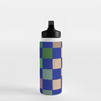 Rainbow checkerboard#1 Water Bottle Gallery Image 3