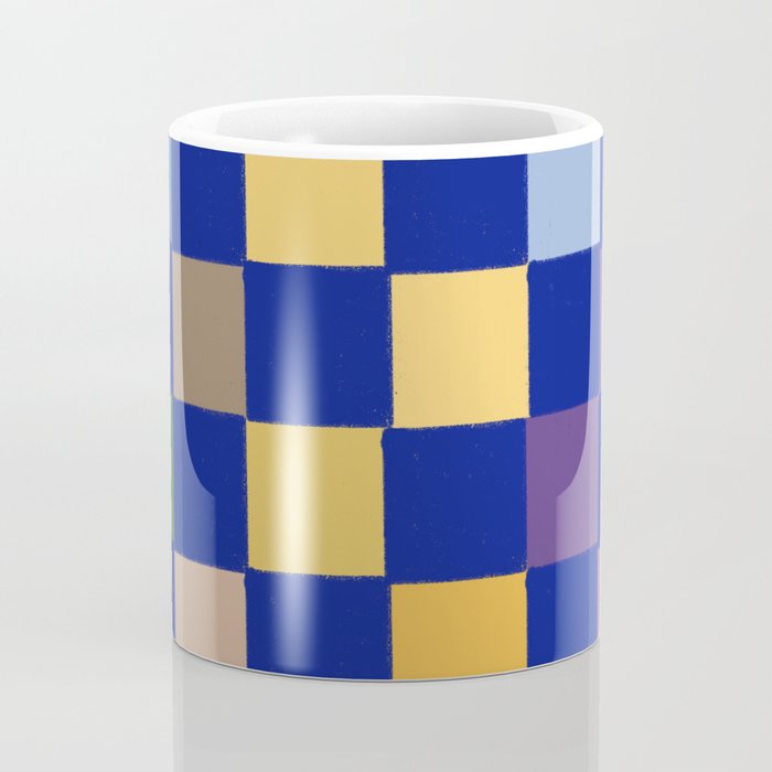 Rainbow checkerboard#1 Coffee Mug Gallery Image 4
