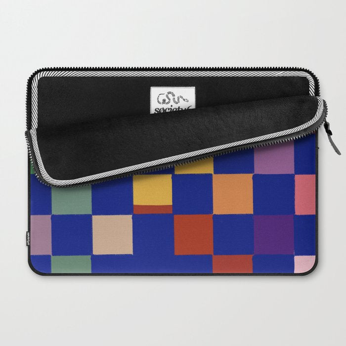 Rainbow checkerboard#1 Laptop Sleeve Gallery Image 2
