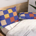 Rainbow checkerboard#1 Pillow Sham Gallery Image 2