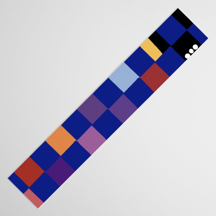 Rainbow checkerboard#1 Table Runner Gallery Image 3