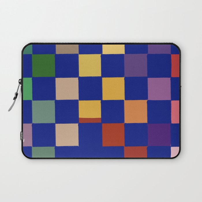Rainbow checkerboard#1 Laptop Sleeve Gallery Image 1