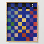 Rainbow checkerboard#1 Serving Tray Gallery Image 1