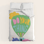 Do Your Thing - Cute Motivational Quote  Duvet Cover Gallery Image 6