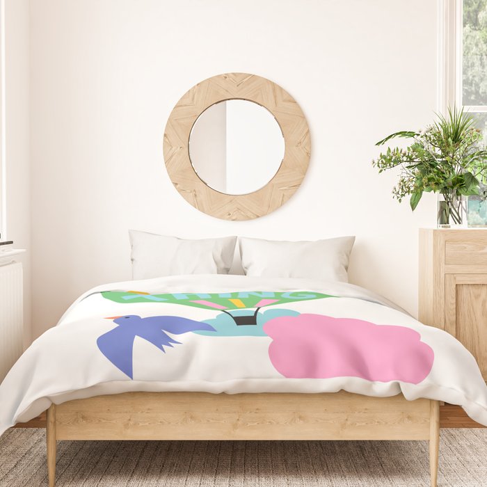 Do Your Thing - Cute Motivational Quote  Duvet Cover Gallery Image 3