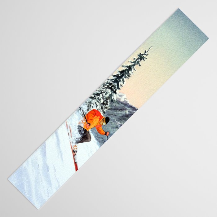 Skiing The Clear Leader Table Runner Gallery Image 3