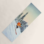 Skiing The Clear Leader Yoga Mat Gallery Image 1