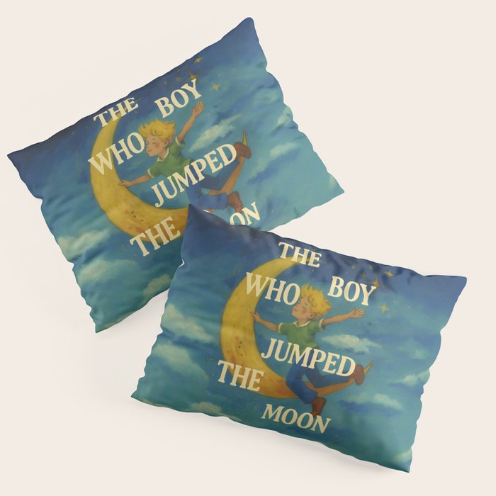 The Boy Who Jumped the Moon Pillow Sham Gallery Image 1