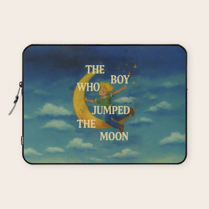 The Boy Who Jumped the Moon Laptop Sleeve Gallery Image 1