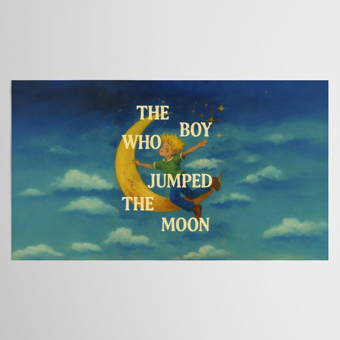 The Boy Who Jumped the Moon Tablecloth Gallery Image 2