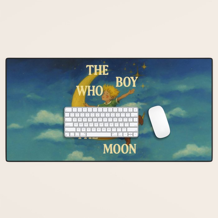 The Boy Who Jumped the Moon Desk Mat Gallery Image 1