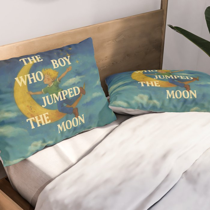 The Boy Who Jumped the Moon Pillow Sham Gallery Image 2