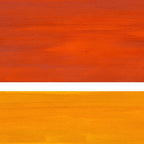 Burnt Orange Yellow Ochre Mid Century Modern Abstract Minimalist Rothko Color Field Squares Coffee Mug Gallery Image 2
