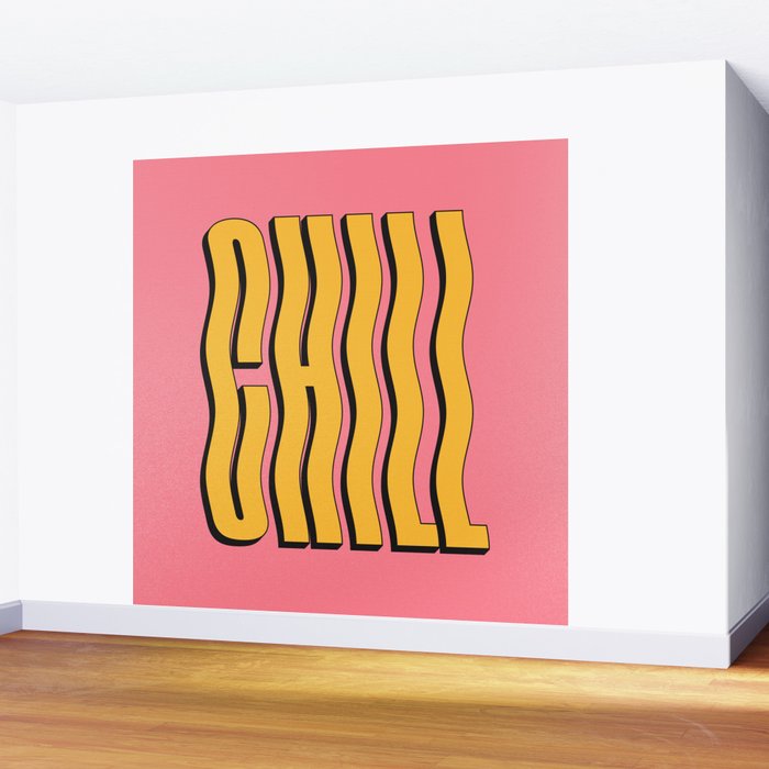 Chill: Wavy Summer Edition Wall Mural Gallery Image 2