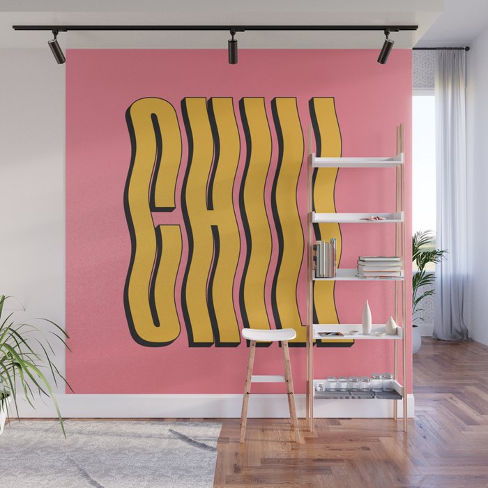 Chill: Wavy Summer Edition Wall Mural Gallery Image 1