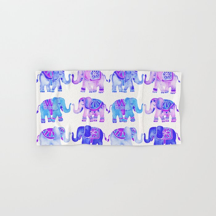 Elephant Collection - Indigo Palette Bath Towel Gallery Image 1