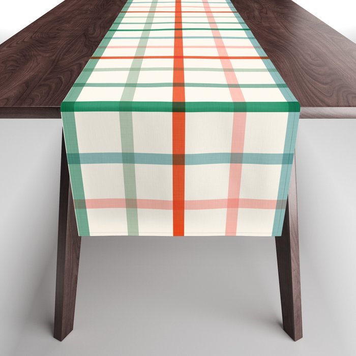 Simple Check - festive Table Runner Gallery Image 1