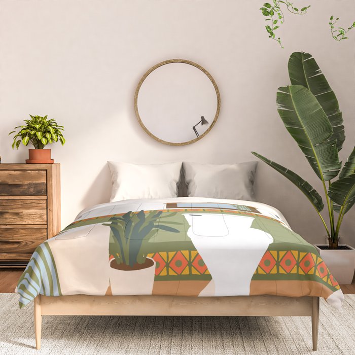 bohemian bathroom Comforter Gallery Image 3