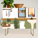 bohemian bathroom Credenza Gallery Image 1