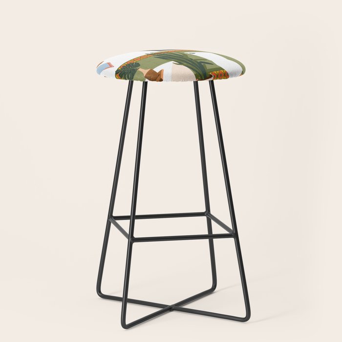 bohemian bathroom Stool Gallery Image 1